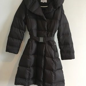 Long, puffy winter coat